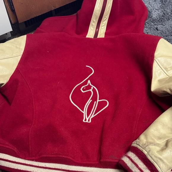 Baby Phat Jackets & Blazers - Rare vintage Baby Phat letterman hooded style jacket coat